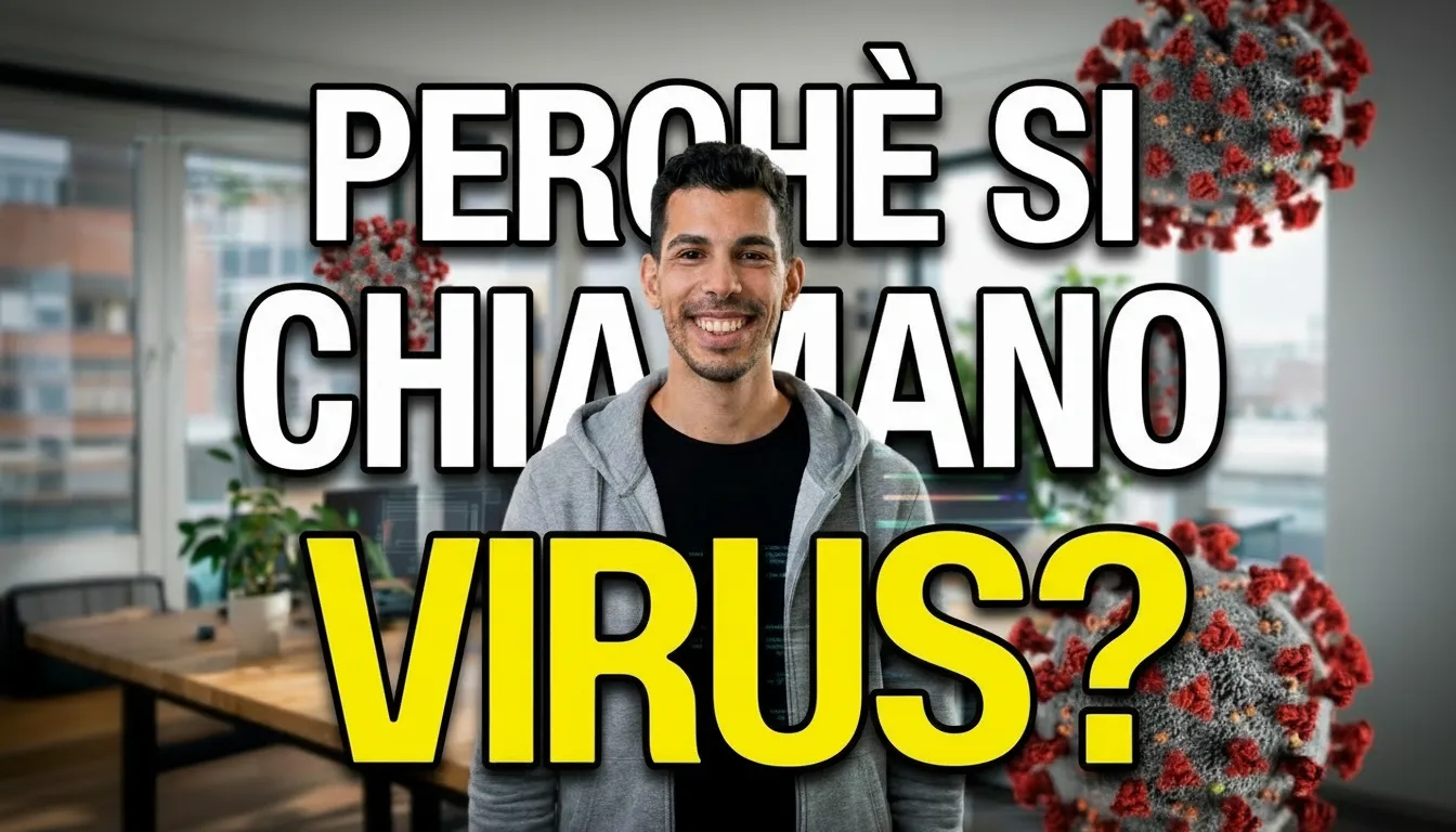 Perché i virus informatici si chiamano virus?